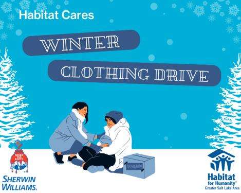 Winter clothing drive announcement